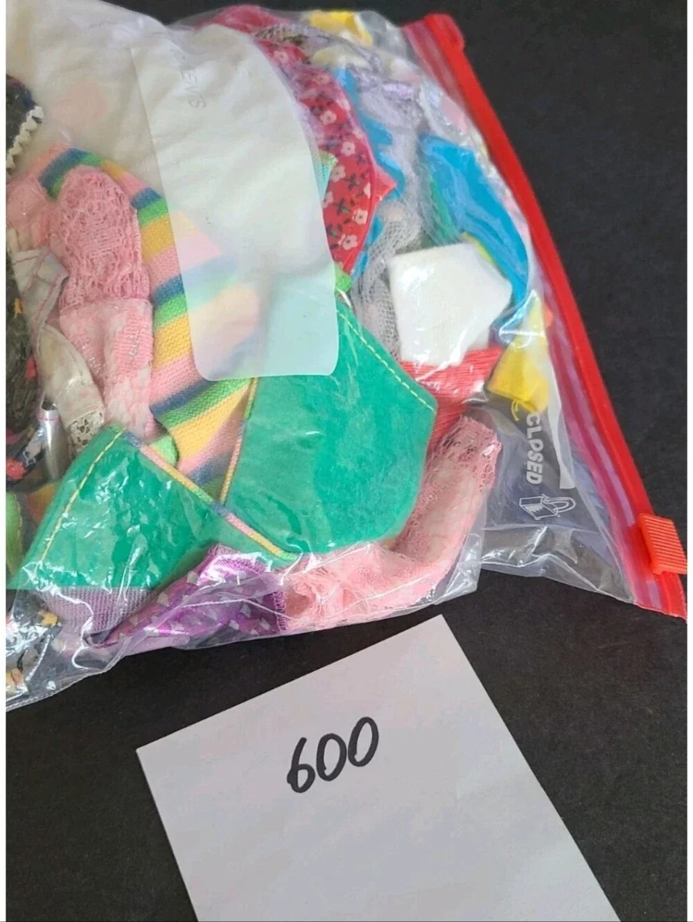 Vintage Doll Clothes Lot - Mixed Colors